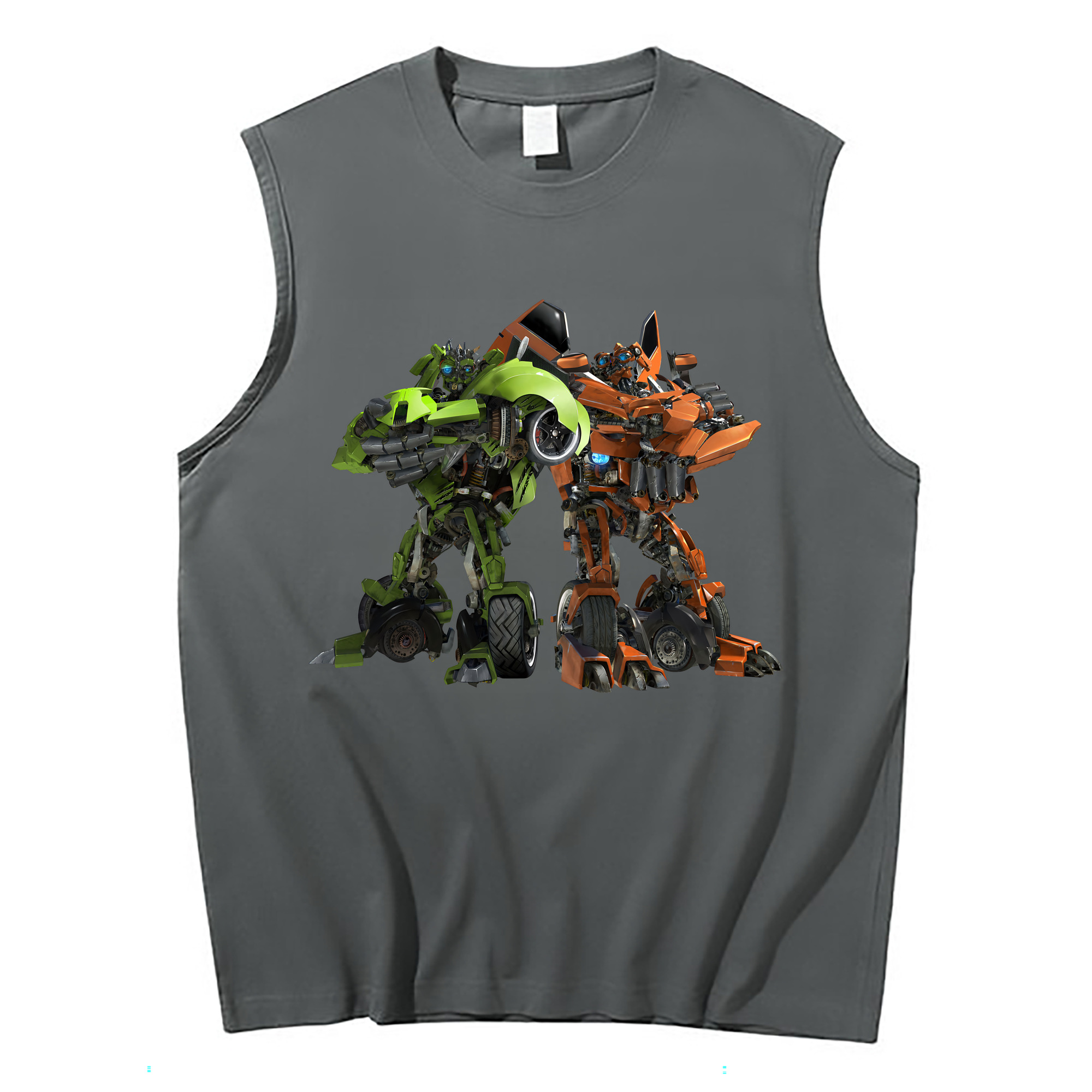（画像用） Transformers トランスフォーマー コットン100％タンクトップ（フロントプリント）